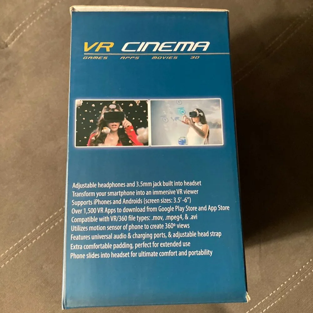 Xtreme Virtual Reality Cinema Viewer with Audio (Built-in Headphones)